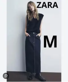 ZARAザラ新品プレーンニットベストトップスM