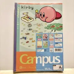 《星のカービィ》キャンパスノート 5冊セット A罫 ⭐︎カービィのメモのおまけ付き