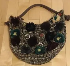 ツイード柄 ショルダーバック