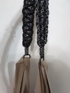 【新品】ハンドメイド　パラコード　ショルダーストラップ　エコバッグ　肩紐持ち手