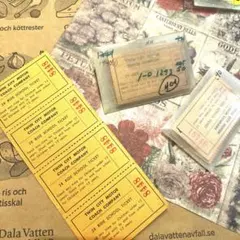 海外紙物　VTG Horse Tram チケット　used 5種　ロール売り 海外紙物VTG Horse Tram チケットused 5種ロール売り