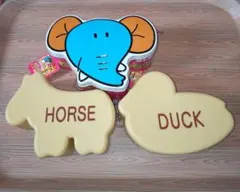 たべっ子どうぶつ シリコンポーチ 空缶ケース 3点セット 小物入れ