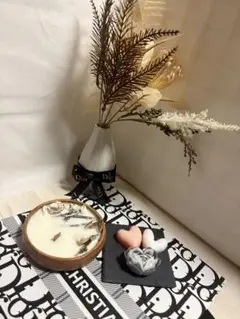 キャンドルと石鹸のギフトセット/ハンドメイド