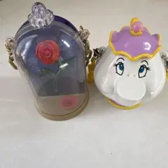 ディズニー　美女と野獣　スナックケース　ポット夫人　バラ　TDL