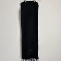 Polo Ralph Lauren ブラック マフラー ロゴ シンプルのサムネイル