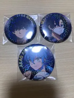 SAKAMOTO DAYS 夏祭り　ホログラム缶バッジ　勢羽夏生　真冬　赤尾晶