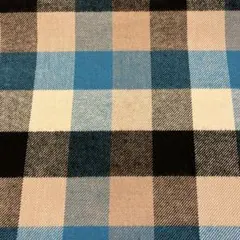 先染め生地（チェック柄ツイル）