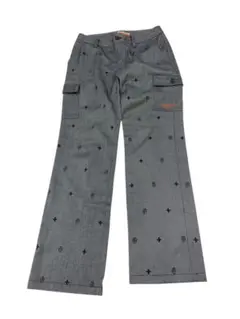 e520☆CASTELBAJAC SPORT刺繍入りグレーカーゴパンツ