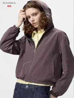 JWANERION ウインドプルーフショートパーカ