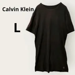 CK カルバンクライン スムース生地 ブラック Tシャツ L？