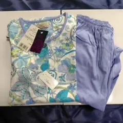 新品✿春夏物 7分袖長ズボン LIBERTY リバティ パジャマ29 Mサイズのサムネイル