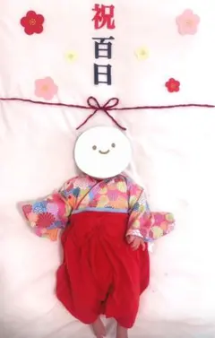 お食い初め 祝百日 熨斗アート♡
