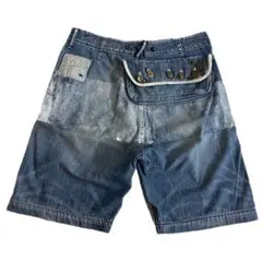 KAPITAL LEGSS BORO アートリメイク デニム ショート パンツのサムネイル