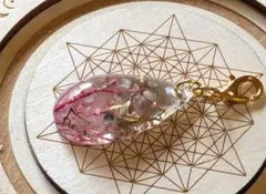 天然石サンムーンムーンストーンオルゴナイトネックレストップoaチャーム