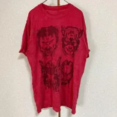 マーベル アベンジャーズ クルーネック 半袖Ｔシャツ プリント XL レッドのサムネイル