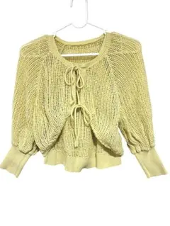 Kastane ニットアンサンブル リボン カーディガン アメスリ 2点セット