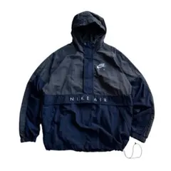 ナイキ　ナイロンジャケット アノラックパーカ ストリート系 ネイビー ダンサー