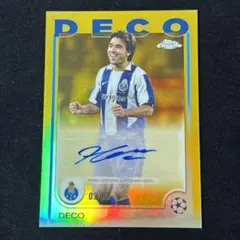 Deco デコ Topps Chrome /50 Gold Auto サイン