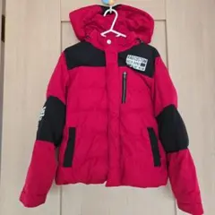 まもなく処分RAD CUSTOM 中綿コート 赤黒 120cm