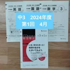2023年度 学力推移調査 中3 第1回　4月 2023年4月 最新 ベネッセ 学力推移調査 2023年度 第1回 中3 4月の通販