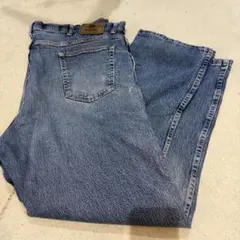 Wrangler デニムパンツ W42 フェード ルーズ メキシコ製