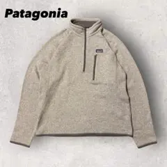 【パタゴニア】ベターセーター　ハーフジップ　フリース　グレー　M 美品　d
