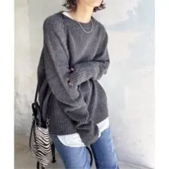 スピックアンドスパン ニット