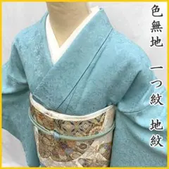 2025年最新】着物 色無地 水色の人気アイテム - メルカリ