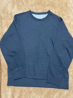 ダークグレー 長袖トレーナー