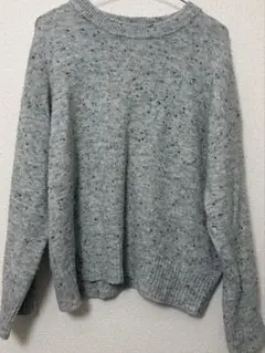 Helm グレー ニットセーター 長袖