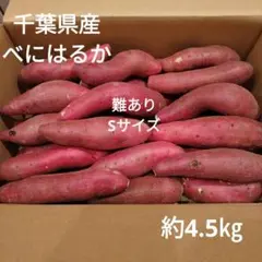 34 難あり　千葉県産　べにはるか　さつまいも サツマイモ　Sサイズ約4.5㎏