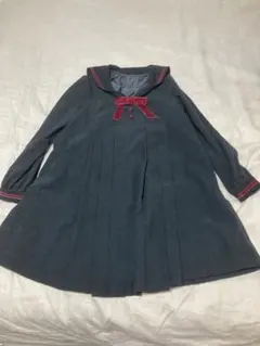 Ank Rouge セーラー襟 Aラインワンピース