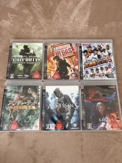 PS3ソフト 6本まとめ売り