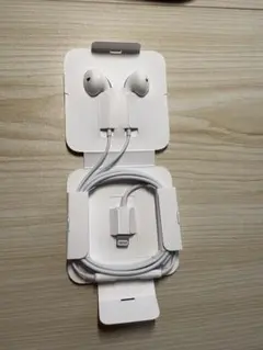 Apple Lightning 有線イヤホン　純正品　アップル純正　ライトニング