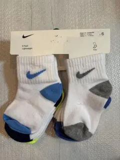 【日本未発売】Nike キッズ靴下 6足セット