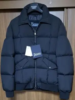 【新品未使用】２４年秋冬モデルヘルノダウンジャケット黒 48　Lサイズ