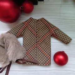 ハンドメイド服　22センチドール　セット　コート