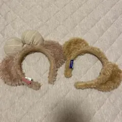 ディズニー 耳付きカチューシャ ダッフィー　シェリーメイ　親子　セット