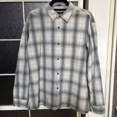 GLOBAL WORK アーバンオンブレシャツ　L