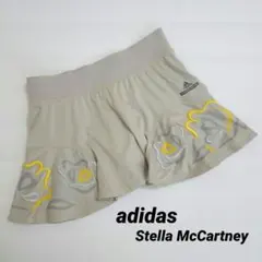 adidas ステラマッカートニー スコート スカート 刺繍 ベージュ Mのサムネイル