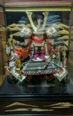 五月人形 大将逸品11号 端午の節句 子どもの日 ガラスケース入り