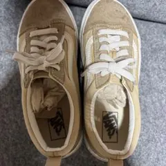 VANS スニーカー ベージュ系 ローカット22㎝