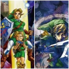 ゼルダの伝説 ポスター 時のオカリナ スカイウォードソード セット B2ポスター