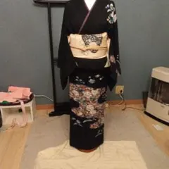 縮緬　辻が花　付けさげ