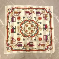 CELINE 大判スカーフ 馬車デザイン