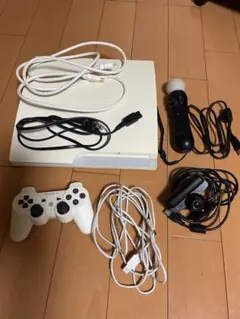 PS3 本体 CECH-3000A ホワイト プレイステーション3 付属品有り