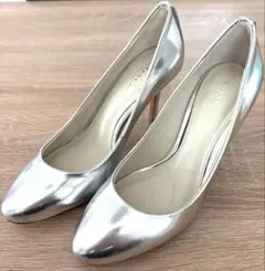 【コーチ　COACH】　ハイヒール　シルバー　36（約23㎝）