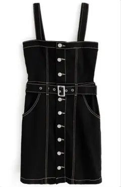 ベルト付きミニジャンパースカートGRL cu407