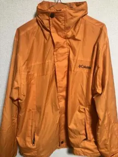 Columbia 2000s オレンジ ナイロンパーカー M 廃盤