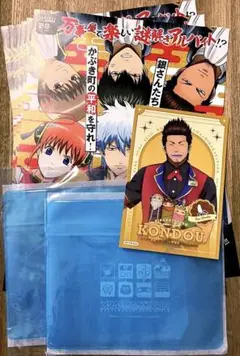 117 銀魂 ひらパー ひらかたパーク　入場特典 ポーチ　チラシ　近藤勲　銀魂